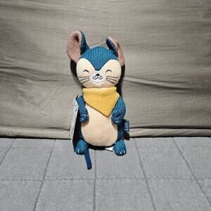 Mary Martha Kids NEW TAG Woodland Friends Mouse Plush Green Blue Dayspring cards